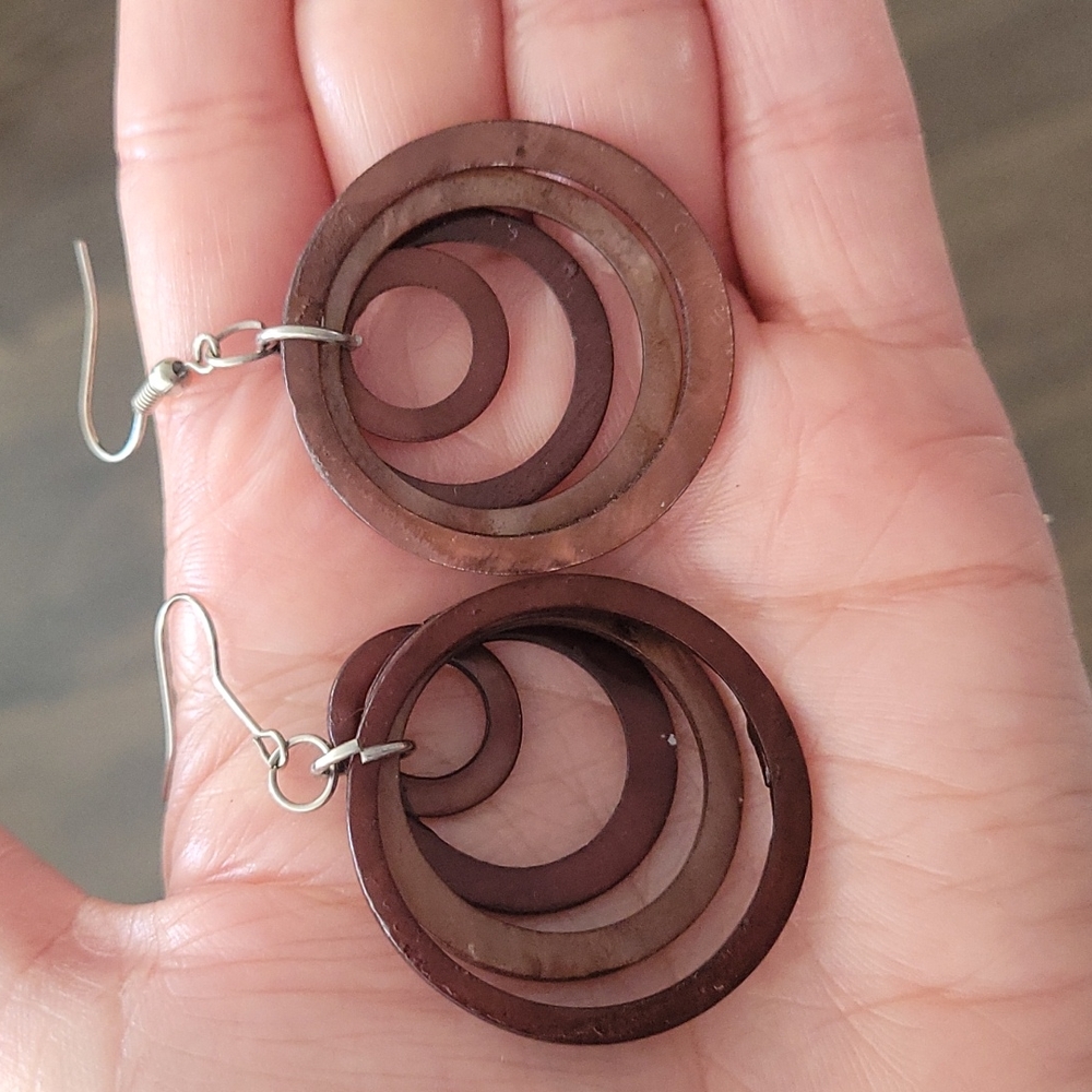 Brown Earrings